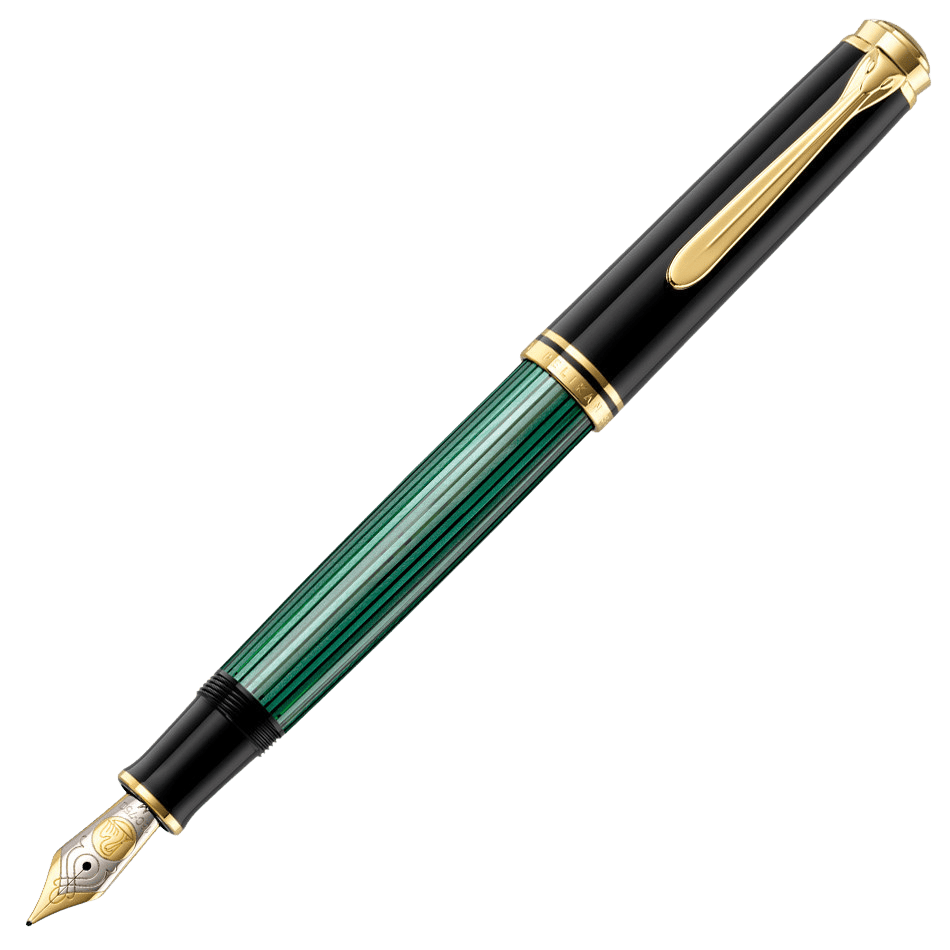 Pelikan - M800 Souverän Black/Green – Montblanc Penro UK