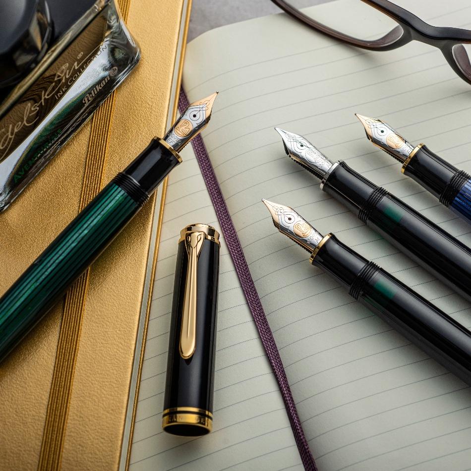 Pelikan - M600 Souverän - Black/Green – Montblanc Penro UK