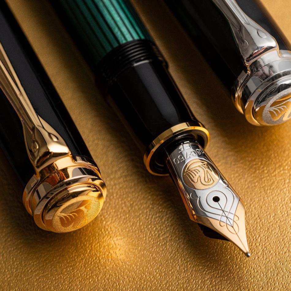 Pelikan - M600 Souverän - Black/Green – Montblanc Penro UK